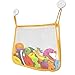 Bath and Shower Toy Organizer - Large Mesh Toy Net with 2 Strong Suction Cups For Smooth Surfaces - Keep Your Kid's Bath Tub Toys Dry and Off of the Bathtub and Bathroom Floor - Great For Showers