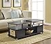 Altra Furniture Ameriwood Home Carson Coffee Table, Espresso