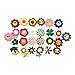 26pcs Cute Small Flower Shoe Charms for Croc Shoes & Wristband Party Gifts