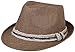 Jasmine Men/Women's Classic Short Brim Miami Beach Panama Fedora Straw Hat