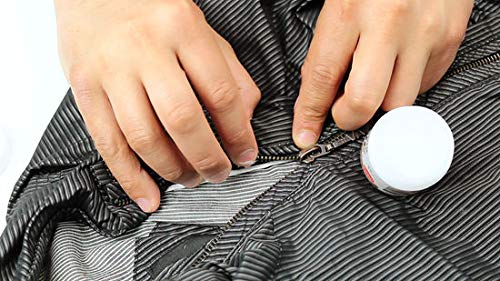 Gear Aid zip care liquid, zip lubricant essential, care zip cleaner, t zip lubricant with PTEF, zip tech zipper lubricant, zip care cleaner and lubricant, snap stick tube, and zipper ease stick bundle
