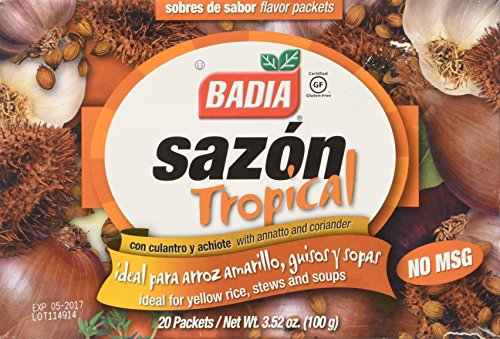 Badia Sazon Tropical Seasoning with Coriander and Annatto 3.52 oz(Pack of 2) - Thumbnail 5