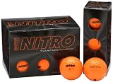 Nitro NMD12OBXC  Maximum Distance Golf Ball (12-Pack), Orange