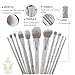 ENERGY Makeup Brush Set Marble Premium Synthetic 11PCs Kabuki Make up Brushes Kit For Powder Contour Foundation Eyebrow Eye shadow with Case Ideal Christmas Gift for Girls Kids