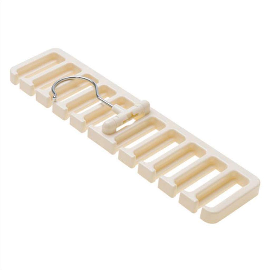 SHYPT Multifuctional Storage Rack Tie Belt Organizer Rotating Ties Hanger Holder Wardrobe Closet Storage Holder with Metal Hanger (Color : B)