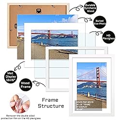 POUYCIW 14x18 inch Wood Picture Frame for Wall
