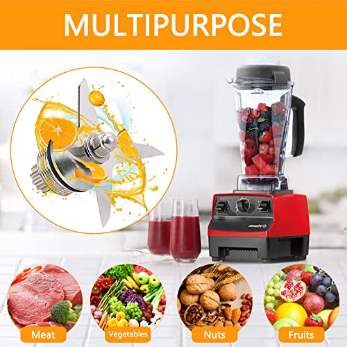 Blender Blade Replacement Part for Vitamix, Blender Wet Blade Assembly Stainless Steel Vitamix Blade Accessories Compatible with Vitamix 5200 Series Blender Mixer 64oz and 32oz Containers