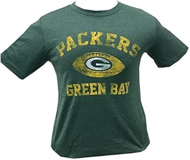 Amazon Com Outerstuff Green Bay Packers Nfl Green Vintage Faded Team Apparel T Shirt Youth X Large Clothing