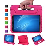 Color Our Life Samsung Galaxy Tab E 8.0 Kiddie Case-Shock Proof Light Weight Convertible Handle Stand Cover for Samsung Galaxy Tab E 8.0 Inch Tablet, Rose