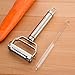 May Fifteenth 3 Pieces Stainle Steel Rruit Knife Peeler Set with Cleaning Brush & 4