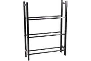 MVP Disc Sports Disc Station Disc Storage Rack Add-On (3 Shelf Extension/Black)