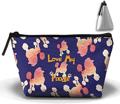 Toiletry Bag Love My Poodle Galaxy Unisex Household Storage Pack