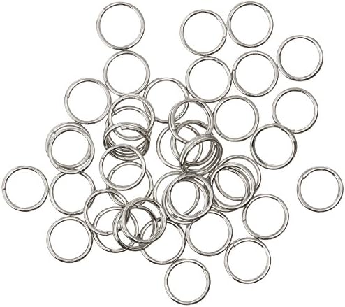 Blue Moon Value Pack Metal Findings Split Rings Silver 220Pkg 6Mm