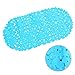 ilovebaby Safety Non Slip Tub Shower Bath Mat, Sandy Stone Design, Mildew Mold Resistant Bathmat(Blue)