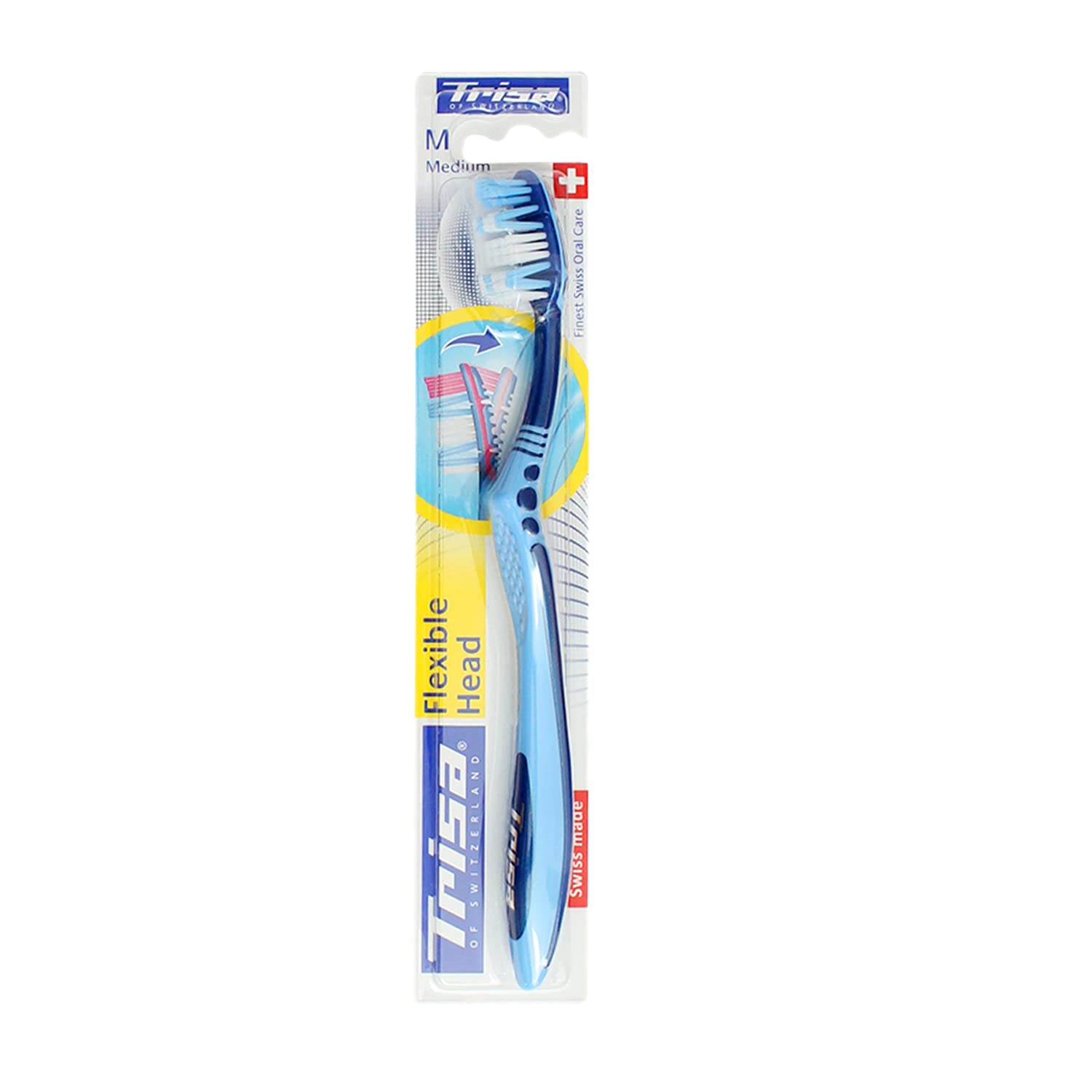 Trisa Flexible Head Toothbrush, Medium
