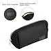 ProCase Cosmetic Makeup Bag, Handy Purse Makeup Pouch Clutch Organizer Travel Storage Bag for Women Skincare Facial Cleanser and Beauty Stuff -Small, Black