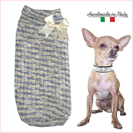 M Just Boyz Turtke Col En Laine Chihuahua Manteau Pour Chien