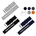 {New Arrival} Vetoo Quick Release Silicone Watch Bands, Choose Color and Width 18mm, 20mm, 22mm, 8 Colors Rubber Replacement Band Strap for Men Women