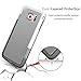 TILL for Galaxy S6 Case, TILL[TM] 3 Color Hybrid Dual Layer Shockproof Case Extra Front Raised Lip Soft TPU & Hard PC Bumper Protective Case Cover for Samsung Galaxy S6 G9200 GS6 [Gray/White/Black]