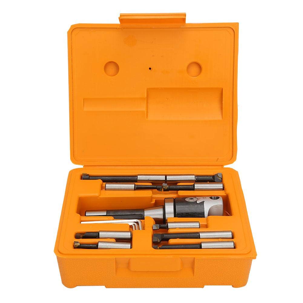 7/16" R8 Boring Head 1/2'' Boring Head 13 pcs Carbon Steel Head Tool Set Boring Bars Milling Machine Accessories for All Kinds of Lathe