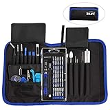 Repair Tools Kit, Precision Screwdriver Set with Flexible Shaft, INLIFE 81 in 1 Professional Electronics Magnetic Driver Kit with Portable Bag for Laptop, iPhone, iPad, Cellphone, PC, Camera, Macbook