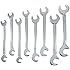 Zenith Industries ZN502010 Mini Double Open End Wrench Set, 5mm-11mm