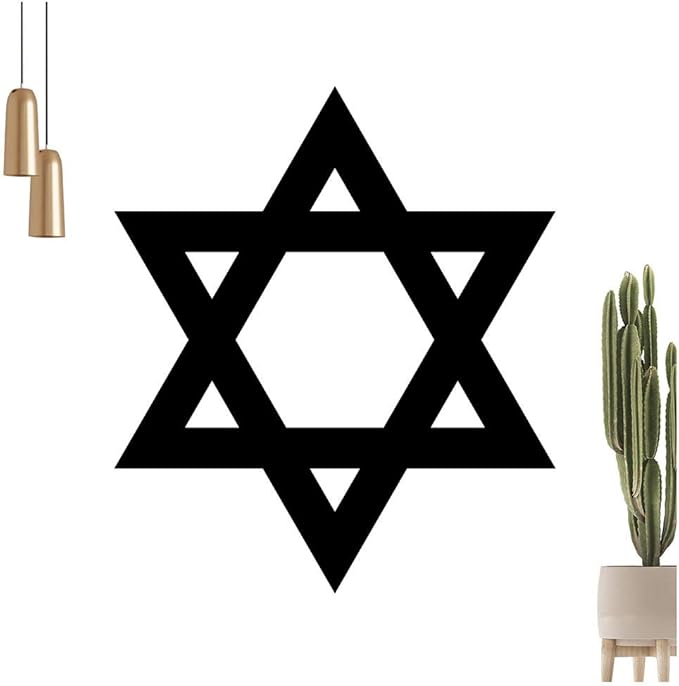 Hexagramm Wandtattoo in 6 Größen Wandaufkleber Wall Sticker Amazon