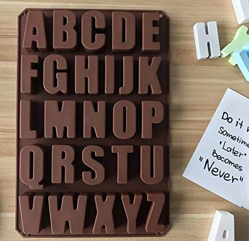 Napravi Rs Biscuits Hoseili Moule En Silicone 26 Lettres Pour Faire Des Moules De Bricolage Pour Four Chocolat Puddins Moules A Bonbons Et Chocolat Ustensiles A Patisserie