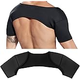 FERCAISH Double Shoulder Brace, Breathable Sports Protective Gear for Chronic Tendinitis Pain Relief, Shoulder Strap Brace for Sleeping Outdoor Lifting Sports (Size L)
