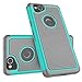 Tekcoo Google Pixel 2 Case, 2017 Google Pixel 2 Cute Case, [Tmajor] Shock Absorbing [Turquoise] Hybrid Combo Rubber Silicone & Plastic Scratch Resistant Bumper Rugged Sturdy Grip Hard Cases Cover