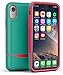 ENCASED Protective iPhone XR Case (Military Grade) Full Body Heavy Duty Protection (2018 Rebel Armor) (Ocean Teal Pink)