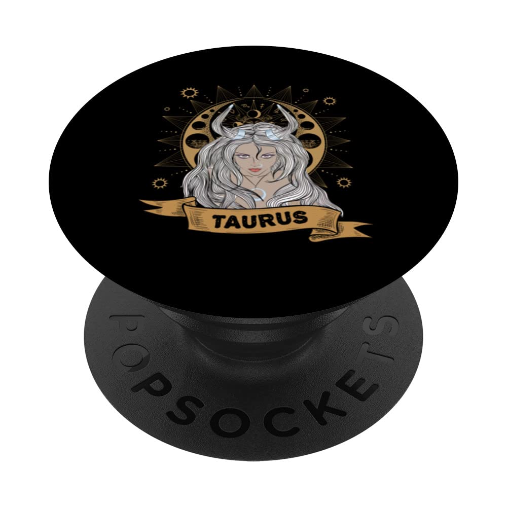 Taurus Girl Horoscope Lover Zodiac Astrological Sign Gift PopSockets Swappable PopGrip