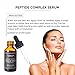 Peptides Serum for Face - Hydrating Collagen Boost Anti Aging Serum with Retinol for Fine Lines & Wrinkles by Luminositie (30ml, Vegan)