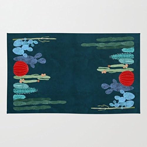 Cactus Garden Doormat Floor Mat Rug Inside Rubber Doormat 23.6''(L) x 15.7''(W)