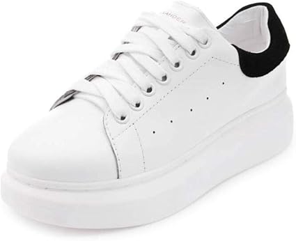 white platform sneakers amazon