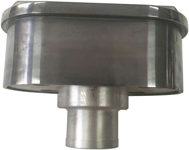 ZM 6119 Finned Oval Polished Valve Cover Breather for Chevy Ford SBC