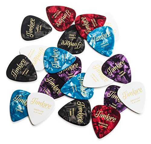 image for TimbreGear Chromatic Clip-On Guitar Tuner + Free 20 Pack Premium Guita