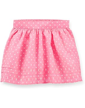 Sateen Skirt, Pink Polka Dot