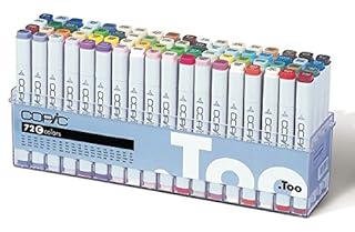 Copic Markers 72 Piece Set C C72c B000mrr3vk Amazon