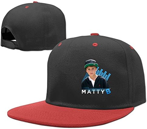 Yotopola99 MattyB POSTER Hip-Hop Baseball Caps For Children Or Teen Red