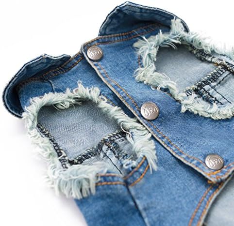 Designer Jean Jacket for Dogs by United Pups (Chill Pups, XX-Large)