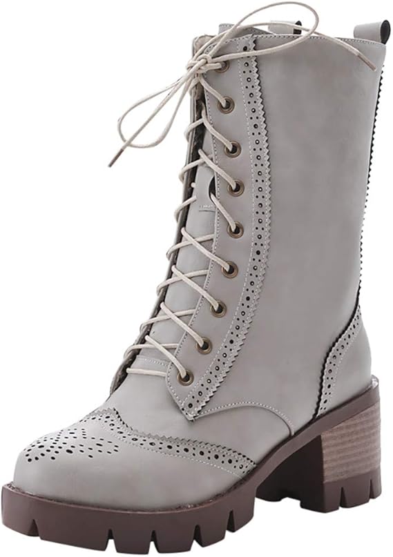 Amazon Co Jp ジョッキーブーツ レディース Gupand ロング ブーツ スエード ロー ヒール ショートブーツ レディース ブーティ マーティンブーツカジュアルシューズ 秋冬 美脚 厚底 ブーツ フラット 太ヒール カジュアル 防滑 防水 服 ファッション小物