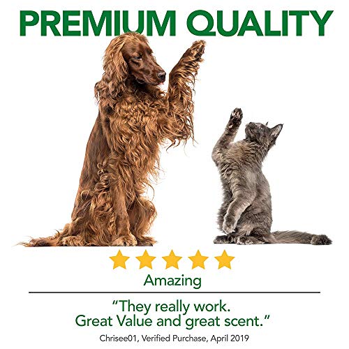 Vet's Best Flea and Tick Wipes for Dogs and Cats | Targeted Flea & Tick Application | Multi-Purpose Flea Treatment for Dogs and Cats | 50 Wipes