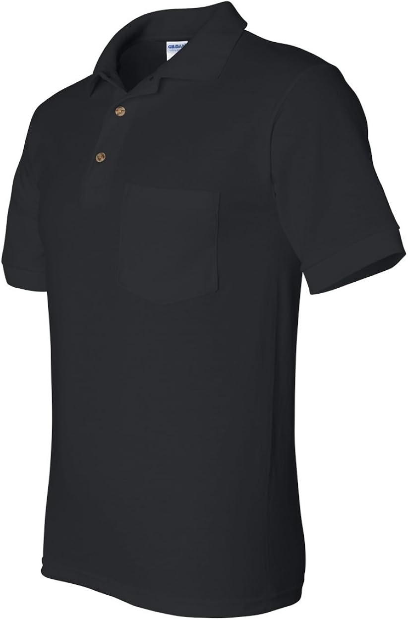 Gildan 5.6 oz. Ultra Blend 50/50 Jersey Polo with Pocket at  Men’s Clothing store