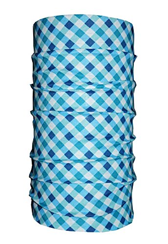 stargust cotton mix blue check printed bandana
