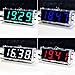 KKmoon Compact 4-digit DIY Digital LED Clock Kit Light Control Temperature Date Time Display with Transparent Case(Green)