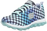 Skechers Kids Girls' Skech-Air-Dotty Daze Sneaker, Navy/Blue Dotty, 13.5 M US Little Kid