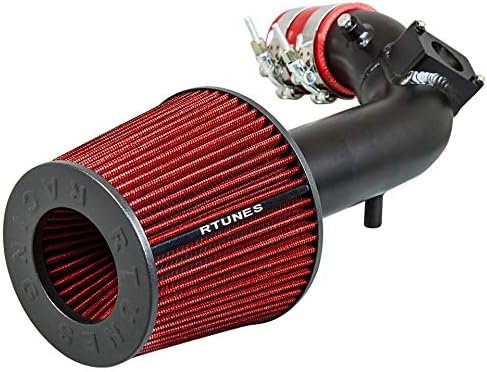 RSG Racing Short Ram Air Intake Kit MATT BLACK w/RED Compatible For 08-14 Mitsubishi Lancer 2.0L/2.4L
