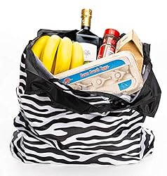 O-WITZ Reusable Grocery Bags | Vibrant Tote Bag For