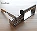 HoooWooo Chefs’ Choice Knife Sharpener for All Kinds of Knives, Stainless Steel Body with 2 Stages Sharpen System Coated with Diamond-Repair and Restore Knives.